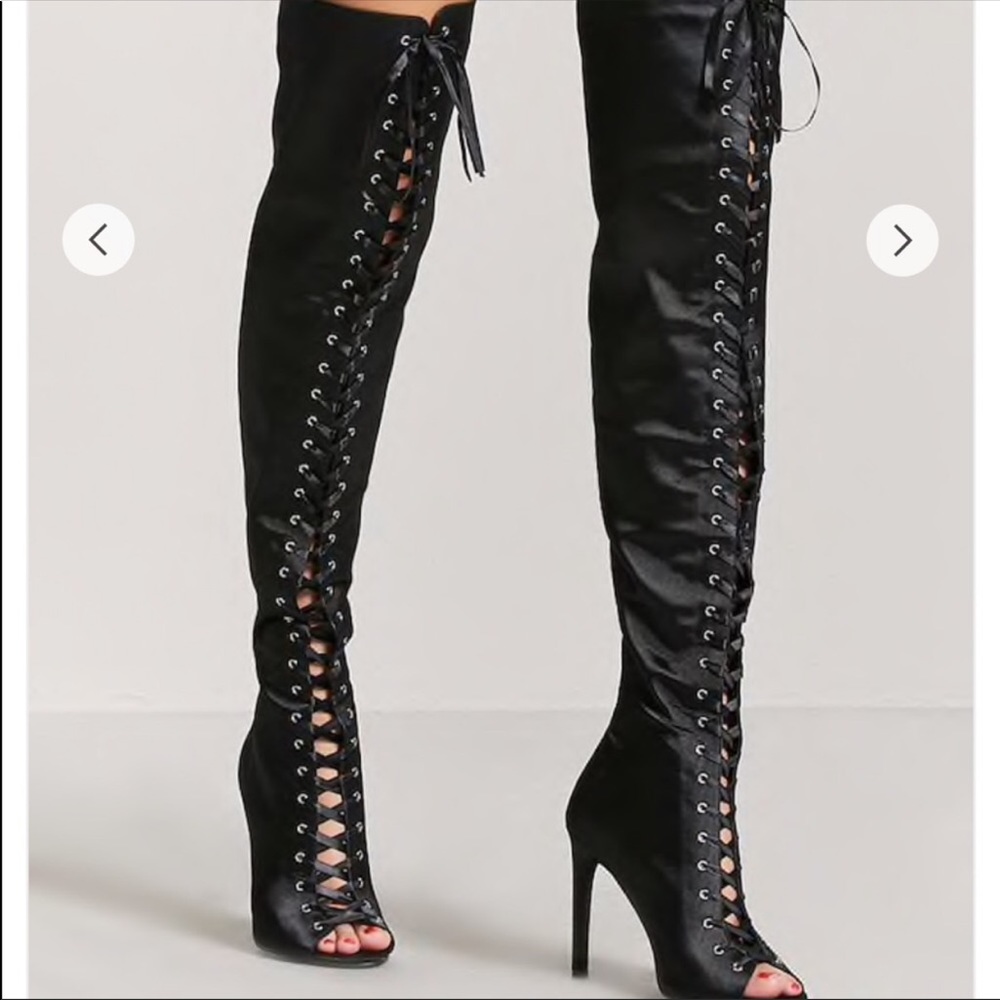 Above the knee high boots ✨